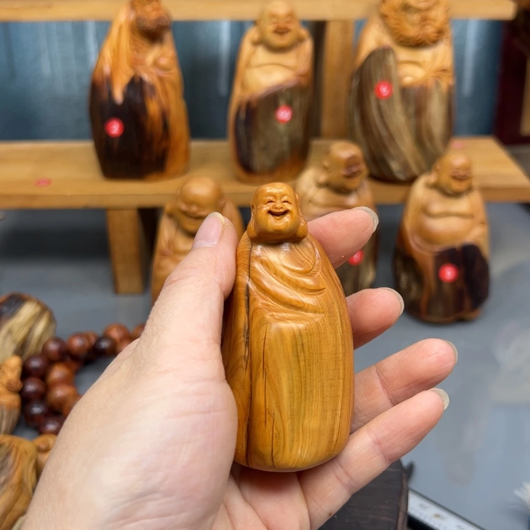 柏木崖柏木摆件手把件，66