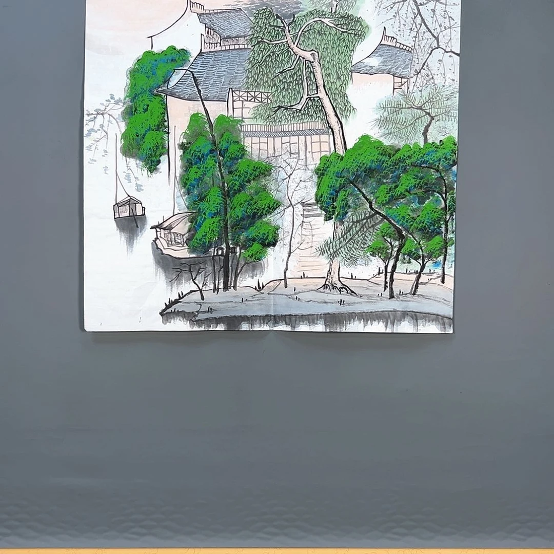 国画143 花鸟和蝴蝶都在这里