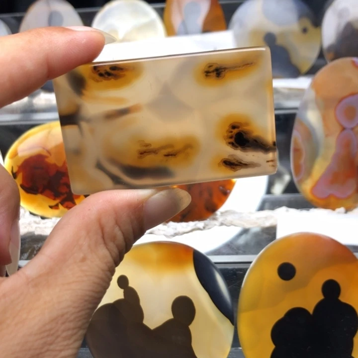 玛瑙/玉髓合金珠宝奇石049