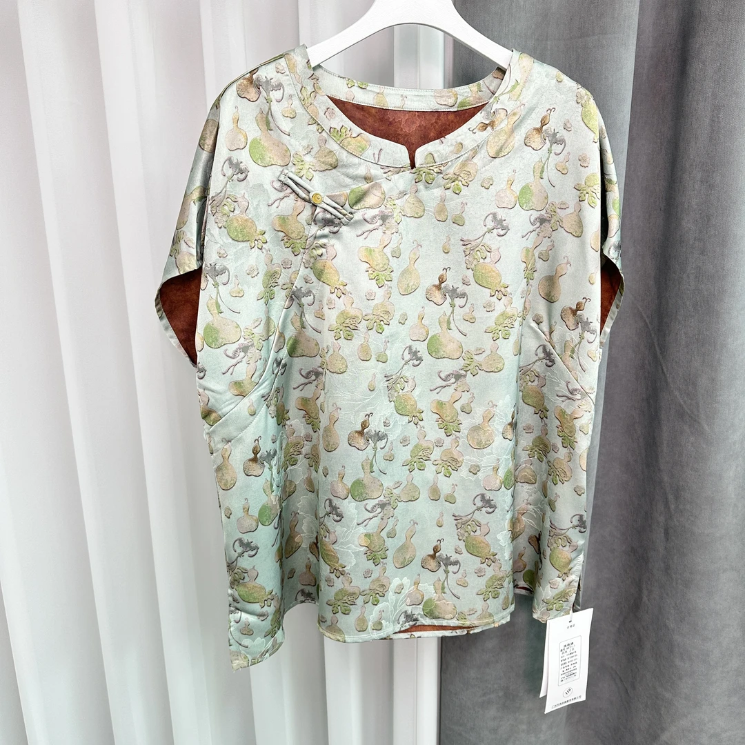 【流依涵】T夏季国风清凉精致古风短袖N0退NO换-68721-1