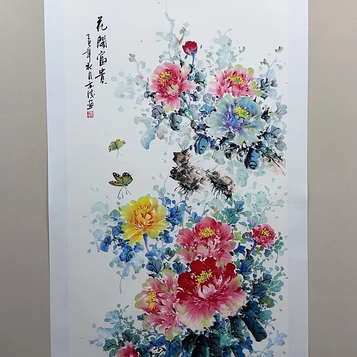 国画精品纯手绘8平尺