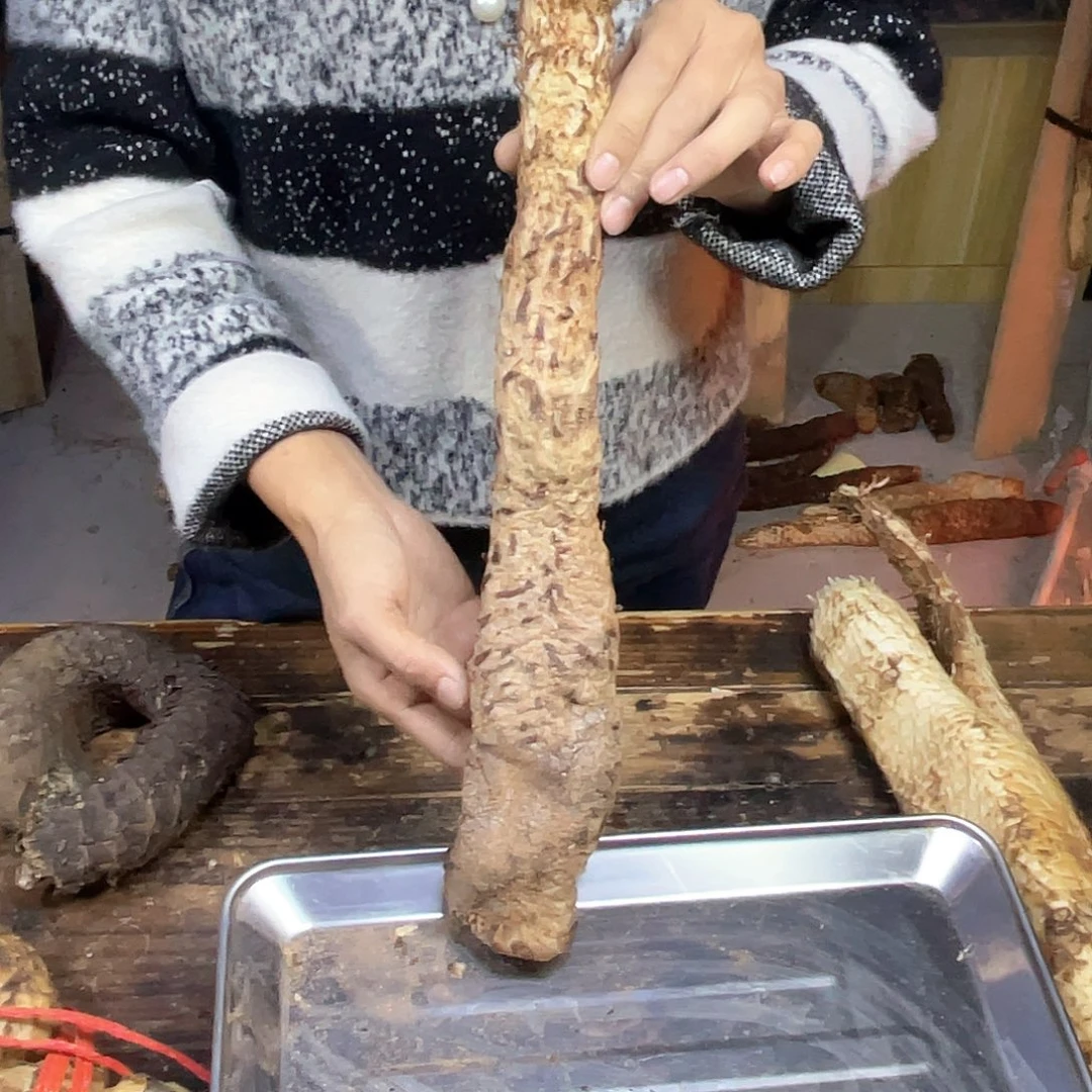 中国大陆紫色鲜苁蓉1斤40厘米