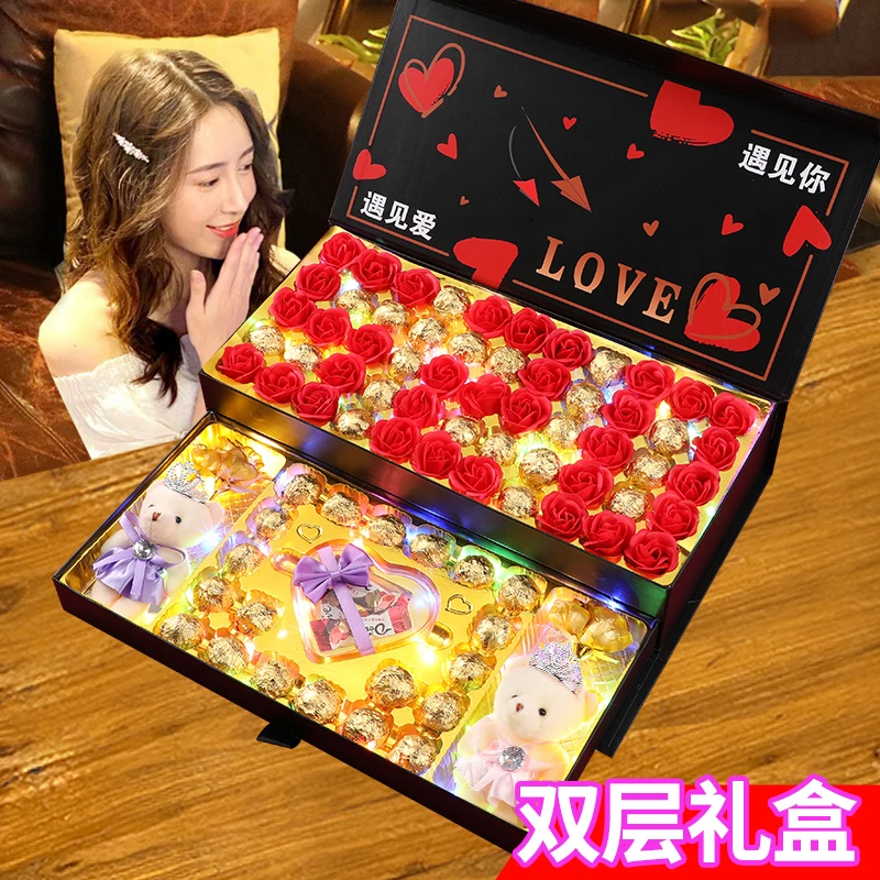 Dove/德芙创意巧克力礼盒装送女朋友老婆生日万圣节糖果礼物零食