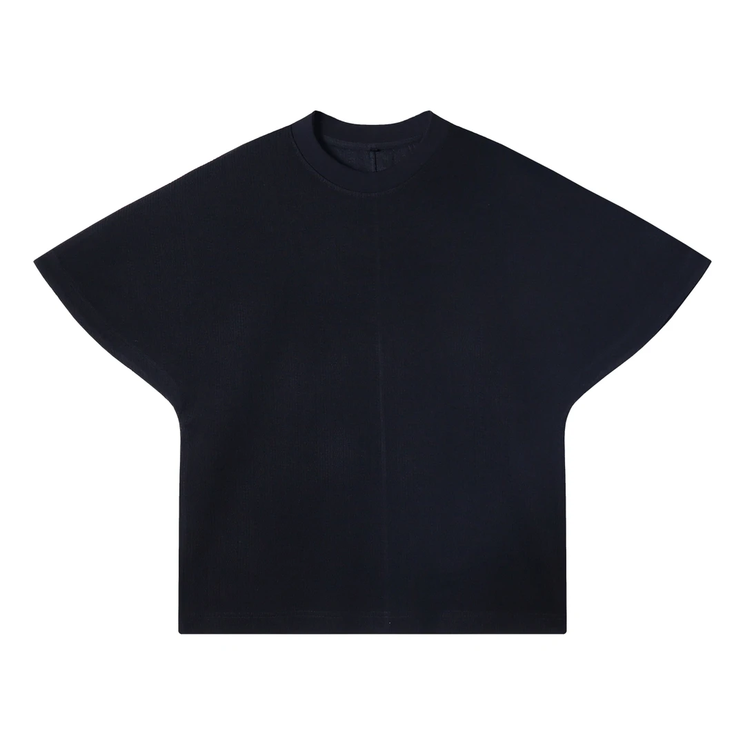 夏季高级感新款韩版纯色气质飞袖重磅基础款打底潮流休闲上衣