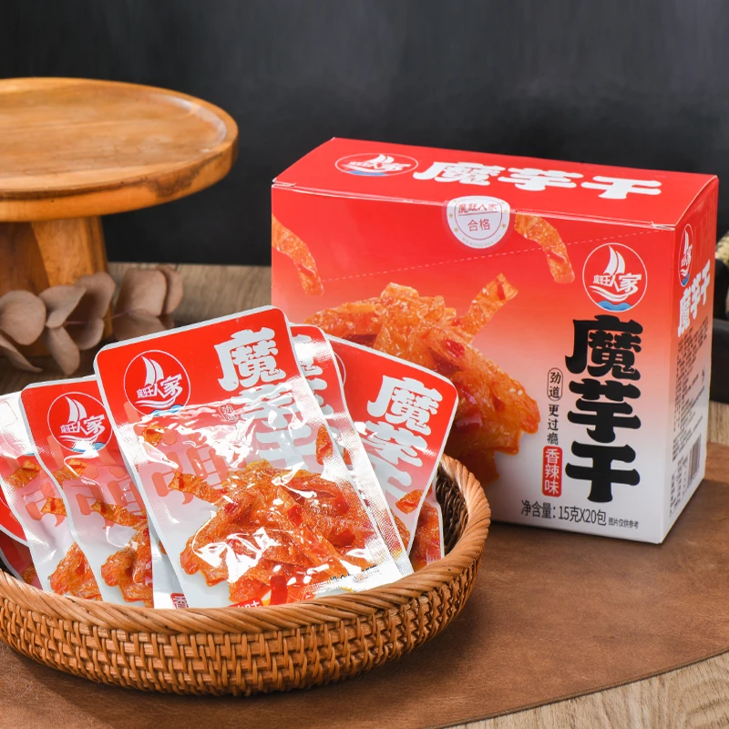 魔旺人家香辣魔芋干15g*20包湖南特产魔芋干解馋零食开袋即食