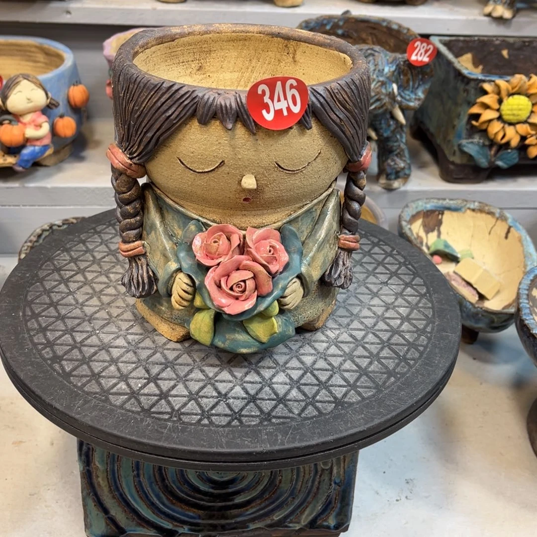 陶瓷微瑕346 号陶然花器新年福利