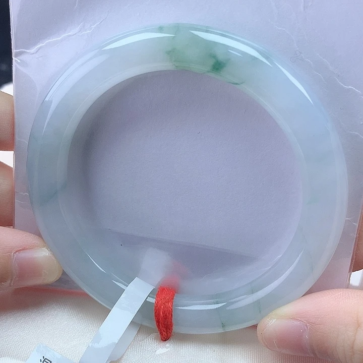 翡翠未镶嵌手镯53圈