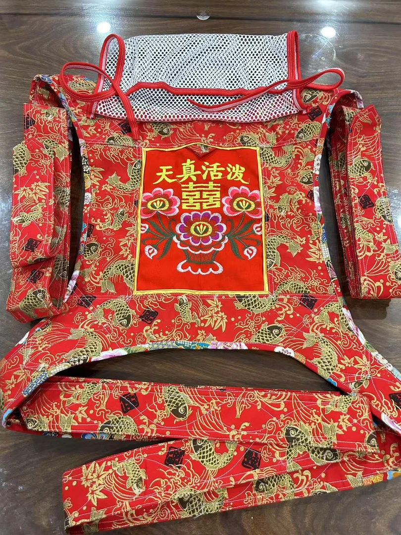 新款大号 广东传统婴儿四爪背带 7个月-1岁3个月选择 广东背带