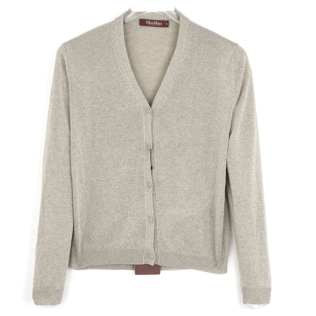 MaxMara 女士针织开衫薄款V领长袖上衣634106470000