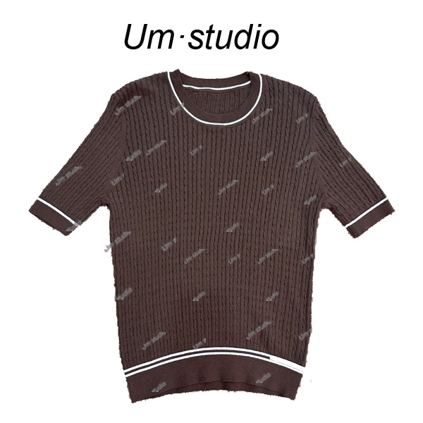 【Classics专属】设计款 轻奢极简针织T恤03190425