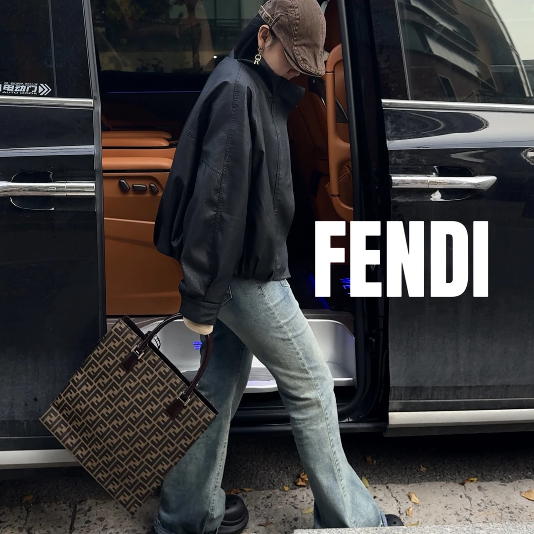 修复品619429/FENDI/芬迪老花琴谱包