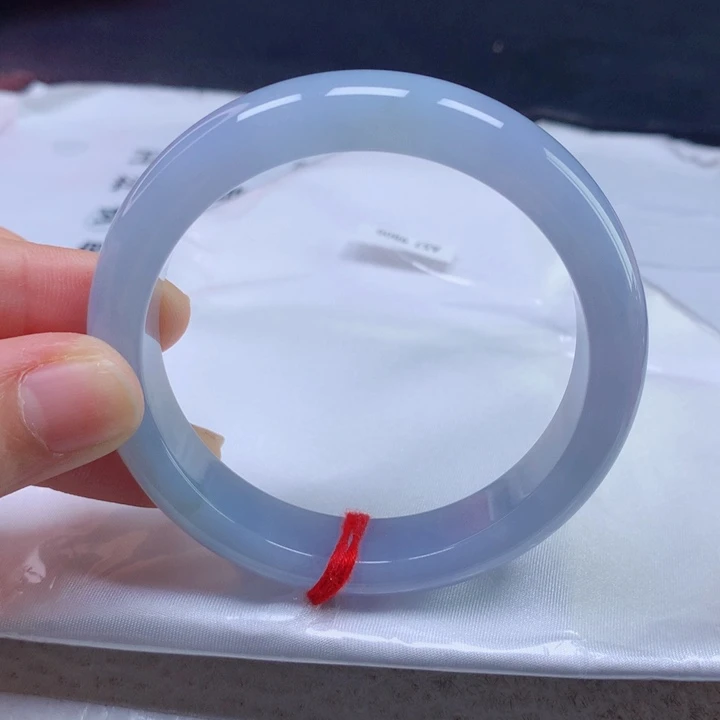 翡翠手镯未镶嵌天然翡翠57圈口