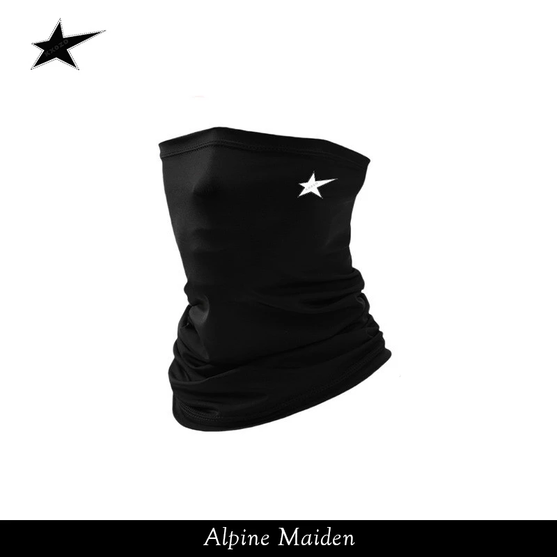 正品现货A星Alpine Maiden防晒一体围脖面罩男士夏季冰丝骑行面巾