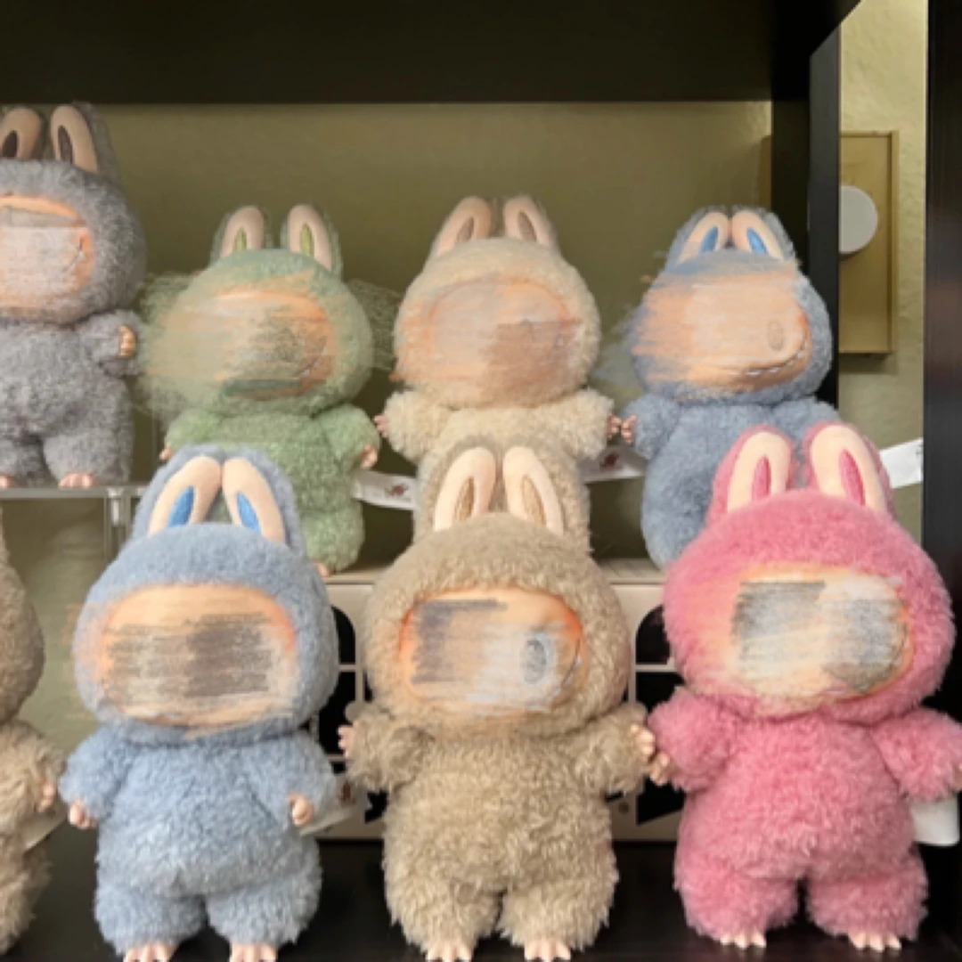 祖国版卡通毛绒1.0搪胶娃娃La公仔潮玩挂件毛绒玩偶