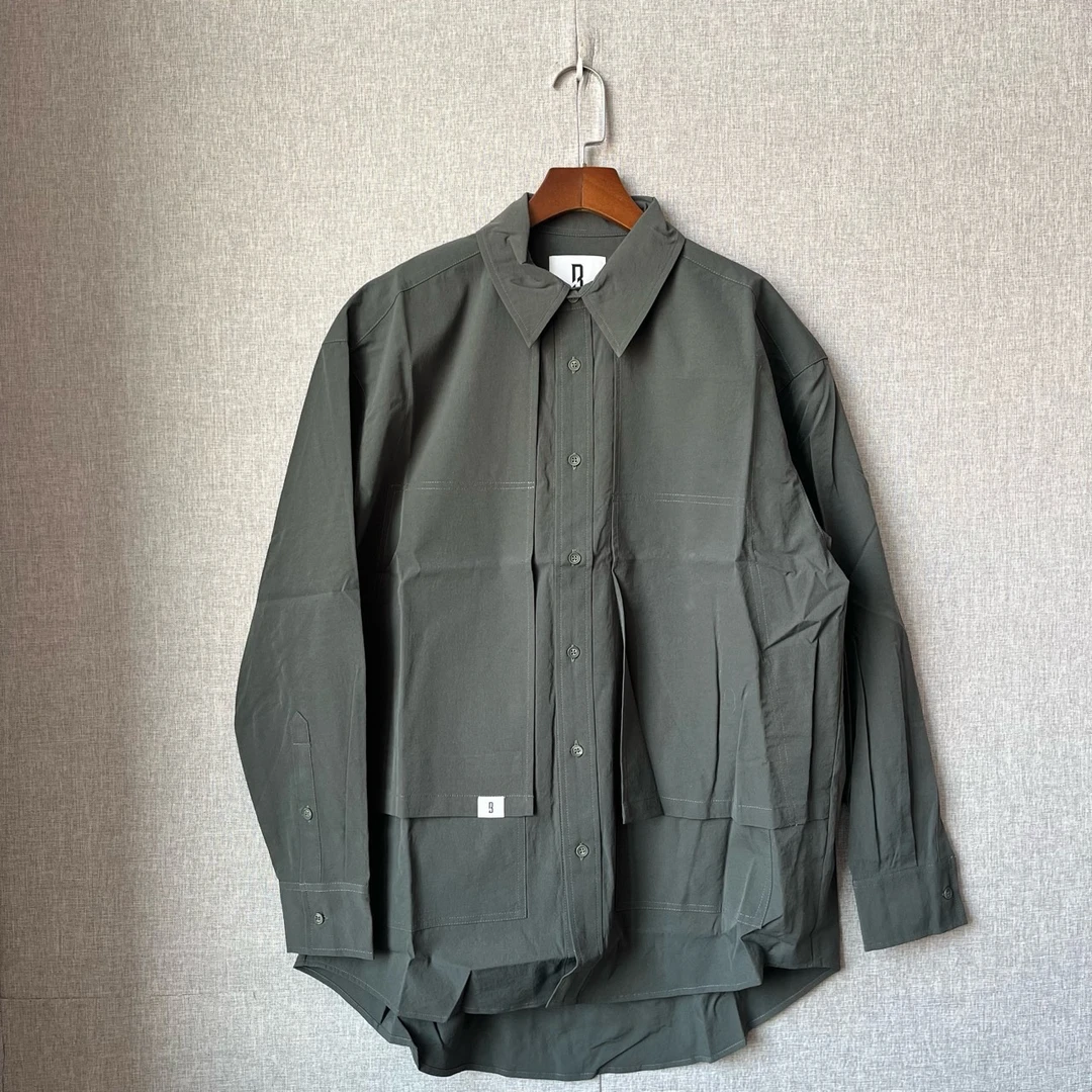 BBB 拼接长袖衬衫 2LB001