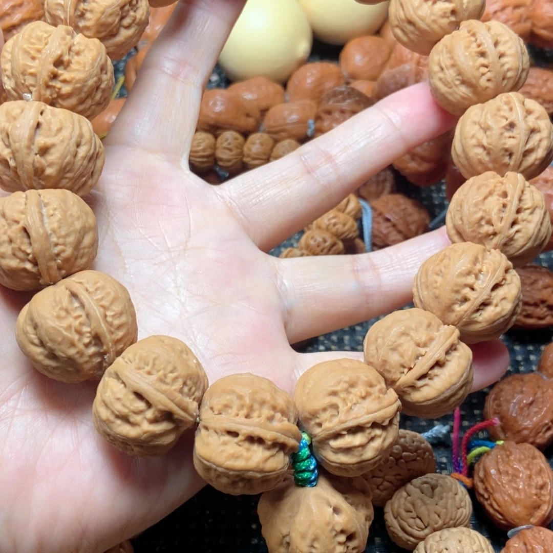 文玩核桃吊坠粗筋磨盘