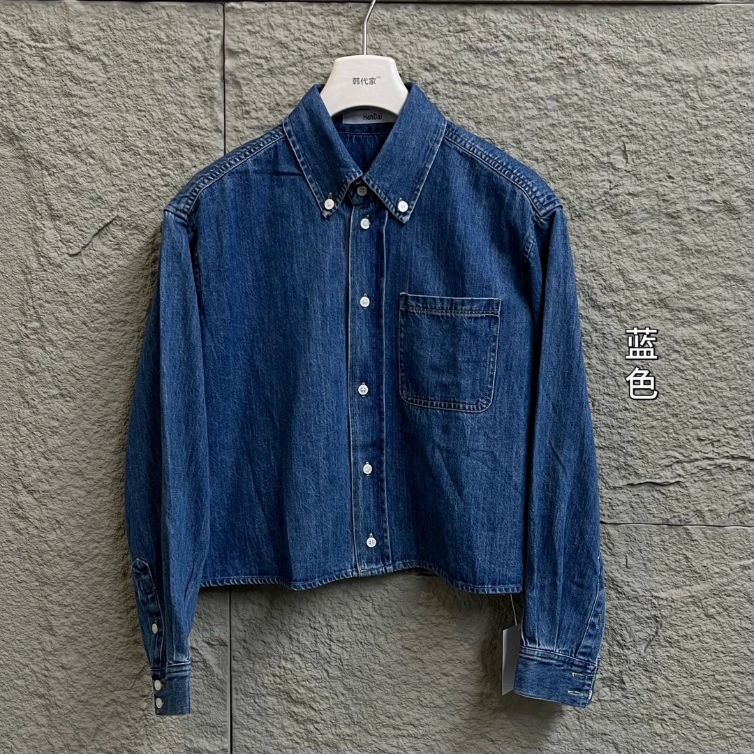 韩版牛仔衬衫外套80078
