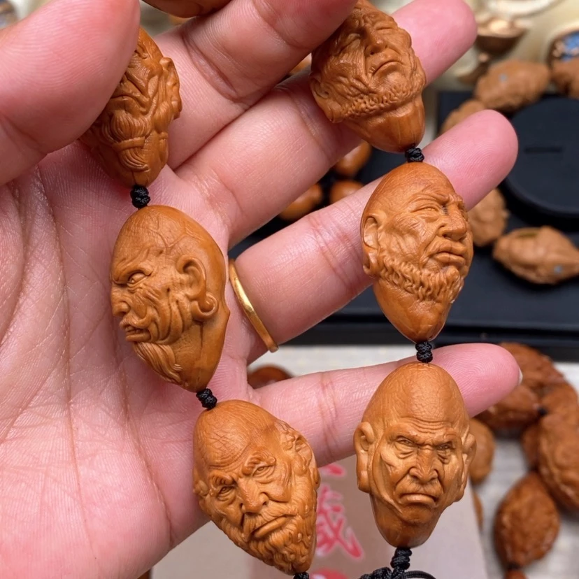 【闪购商品】橄榄核吊坠橄榄手工雕刻工艺