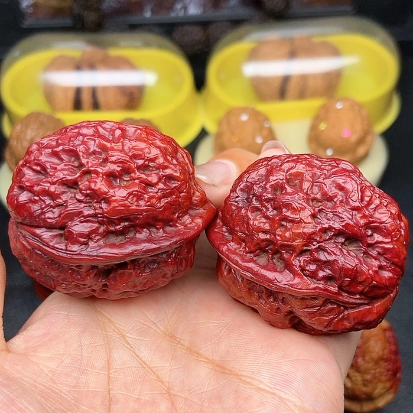 【闪购商品】文玩核桃把件42尺金蟾王