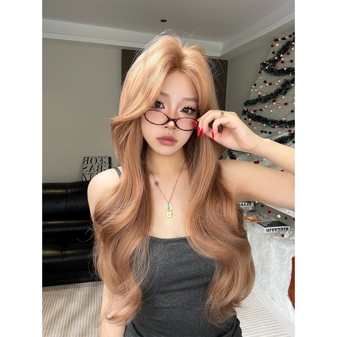 下了kitty雨-【混血芭比】混血芭比rose同款发色网红八字全头套假发