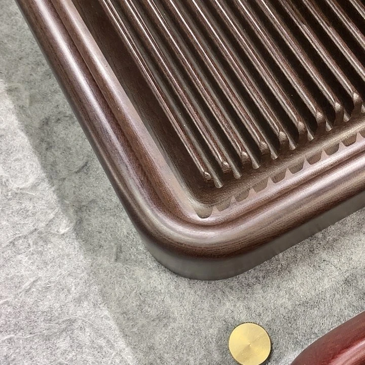 【闪购商品】周**、电木茶盘紫龙纹50/30/5