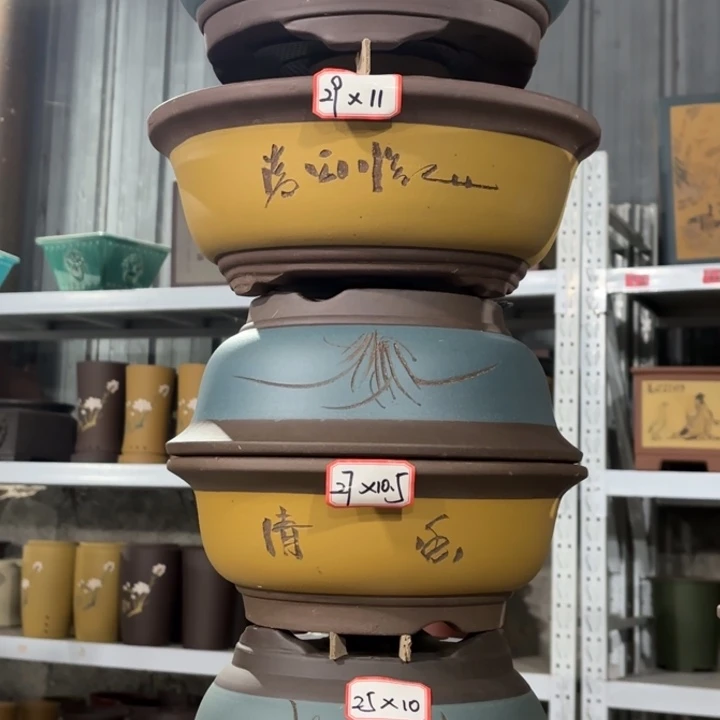 紫砂花盆              100-6