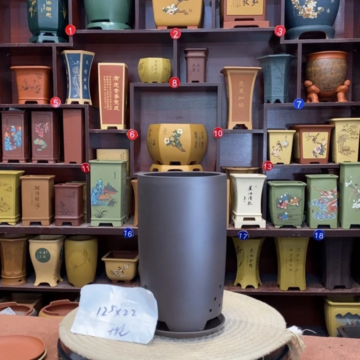 紫砂花盆紫砂花盆