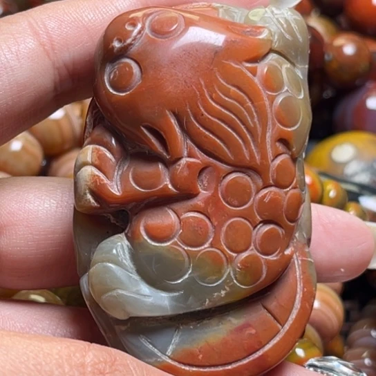 玛瑙/玉髓未镶嵌把件