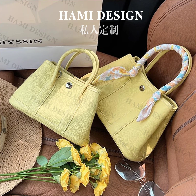 【花园包】真皮手提包女士大包包2025春季新款头层牛皮单肩包通勤包