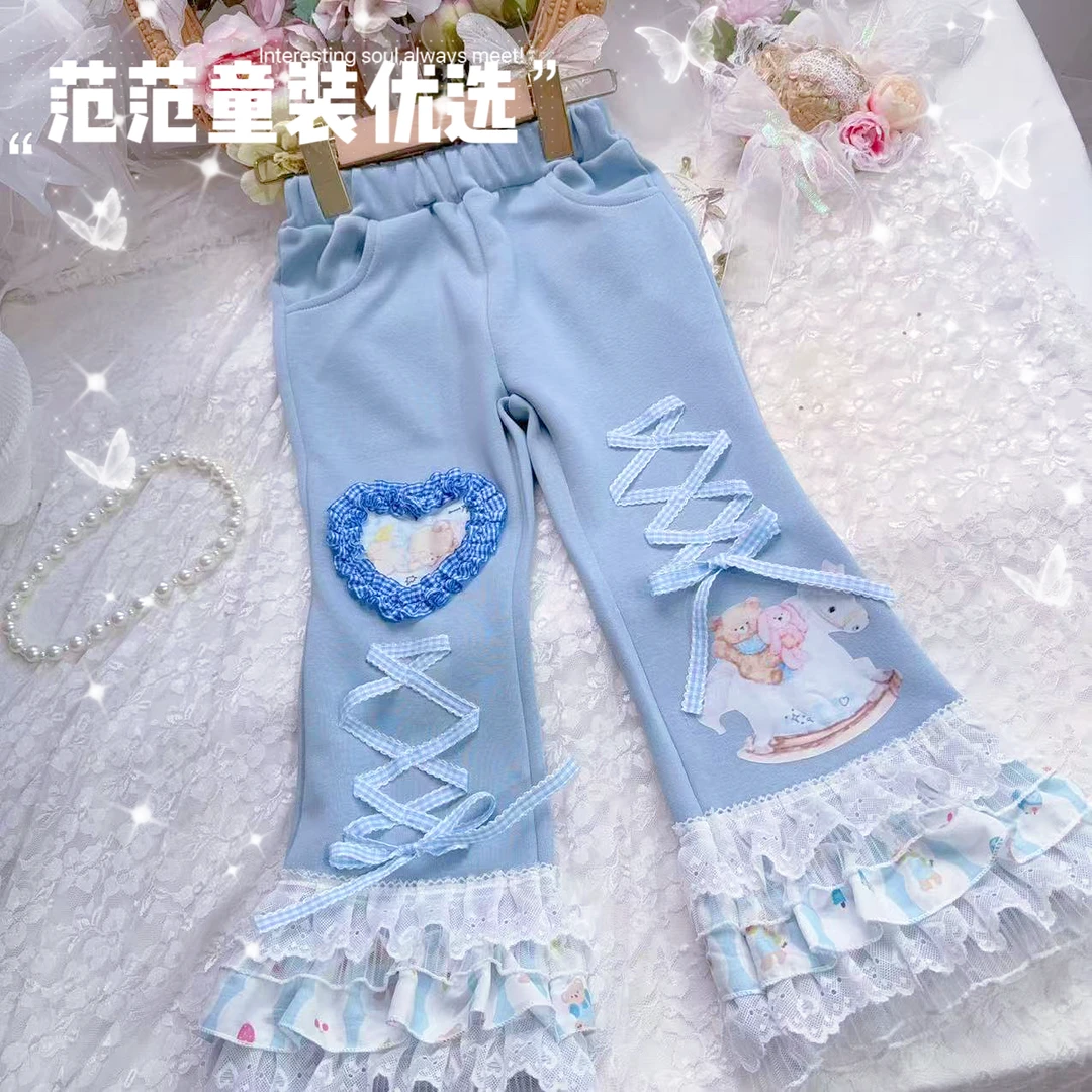 【范范童装优选】儿童时尚韩版【独角兽】裤子25243