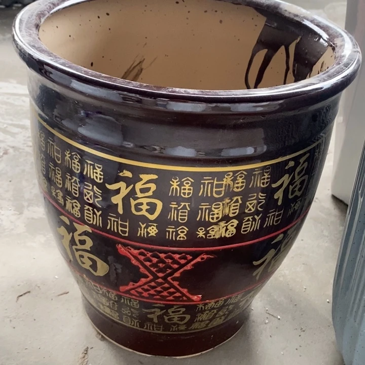 低腰棕色百福缸大号口32/35