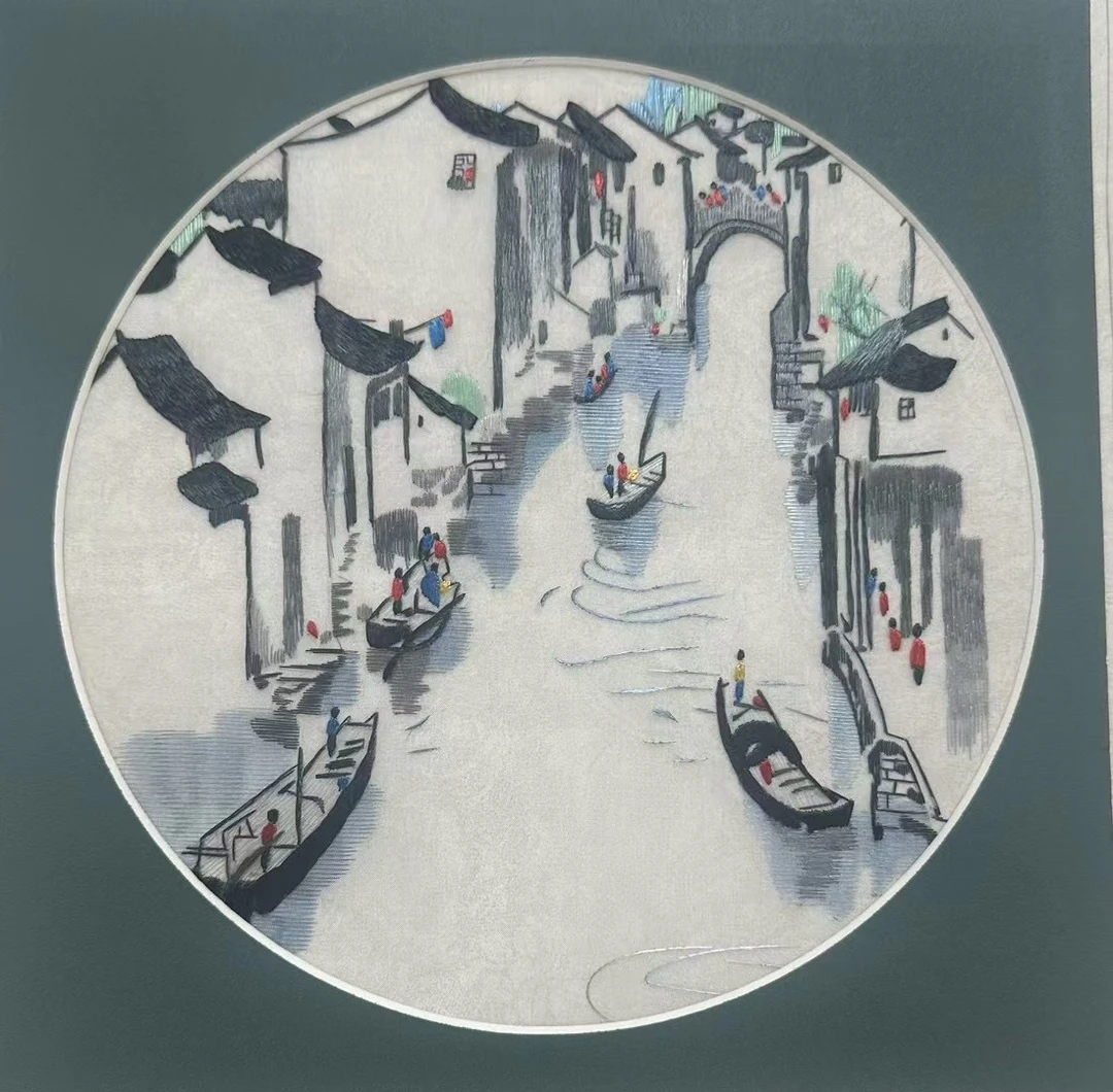 闵丹红刺绣工作室精品苏绣双面绣摆台