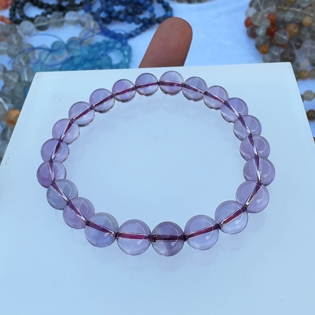 水晶紫水晶手串未镶嵌那***呢