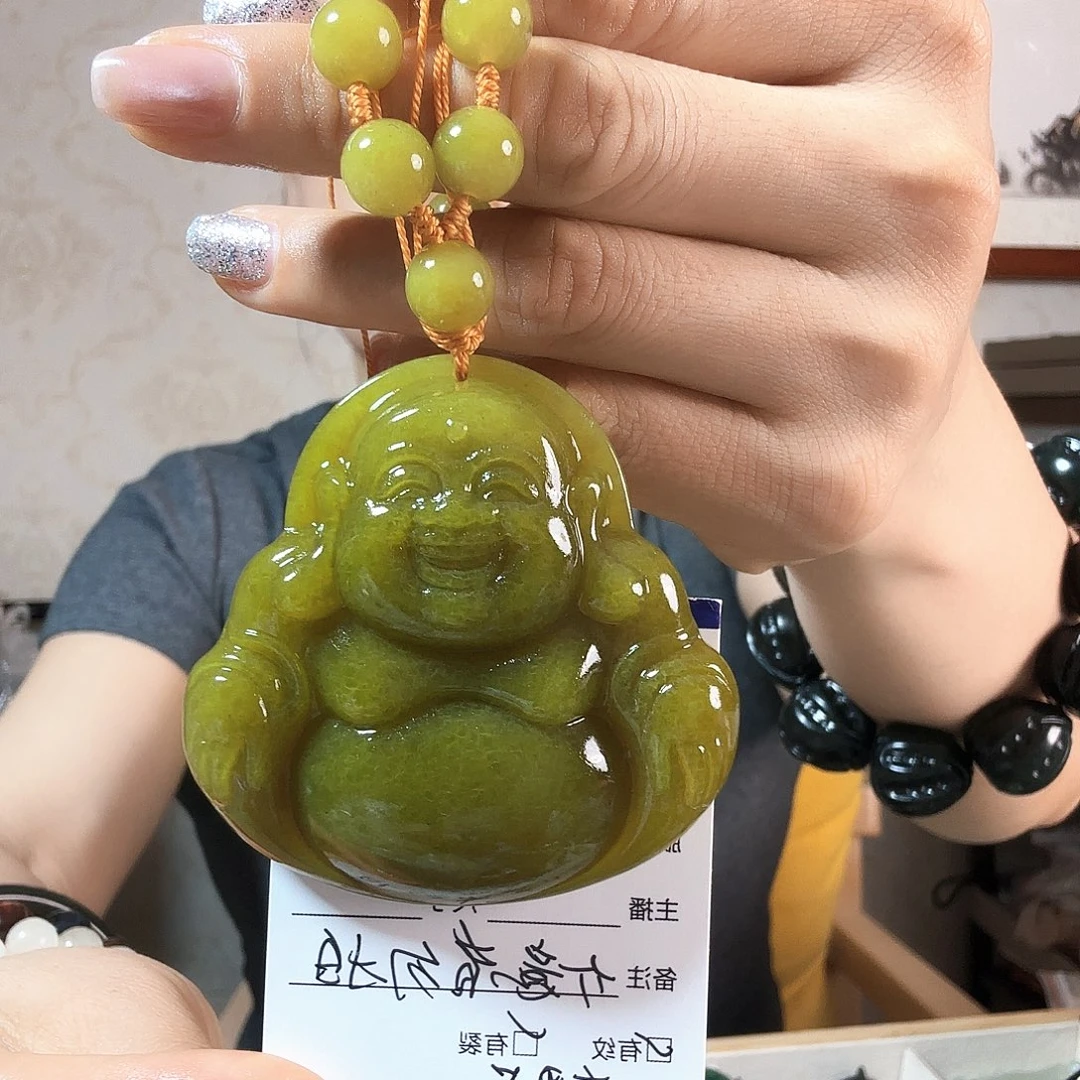 岫玉未镶嵌吊坠(赠链)邵*