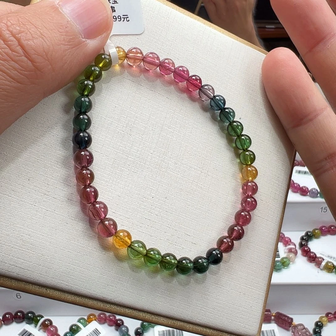 手串未镶嵌碧玺5mmmmmmmmm