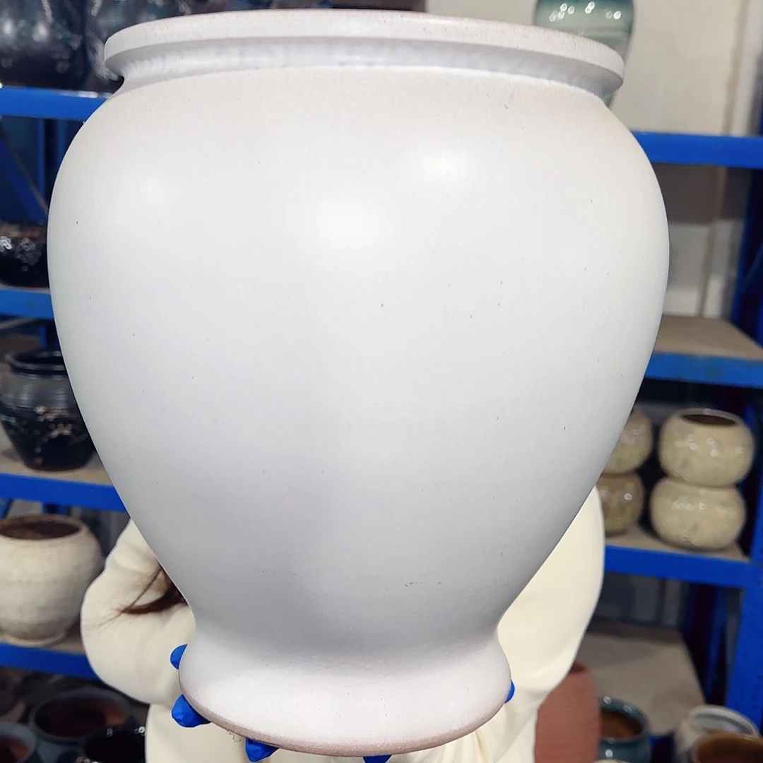 紫砂花盆高33口23