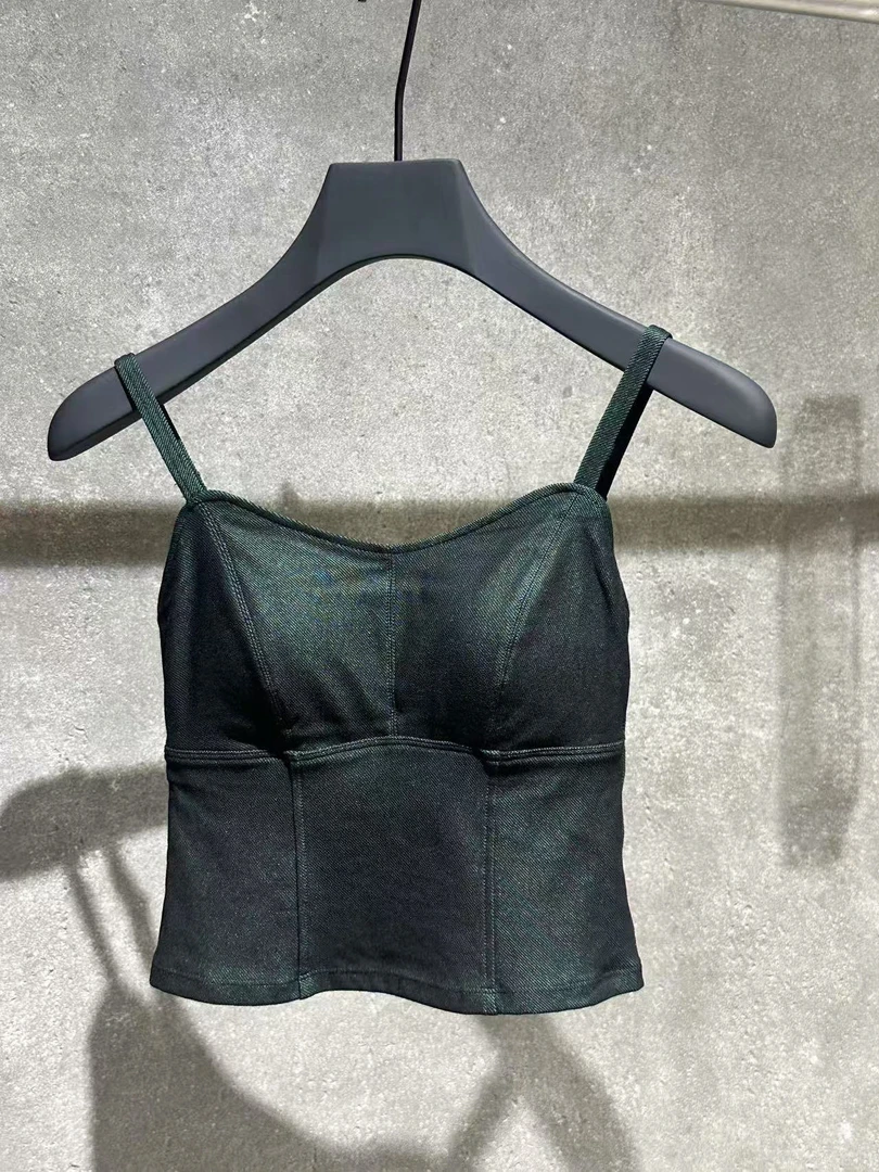 【ANNG•断码特价】QS220013南油（互语)重工洗水吊带美背内衣