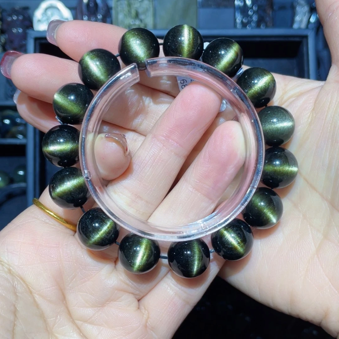 【闪购商品】黑曜岩手链未镶嵌盖**雄