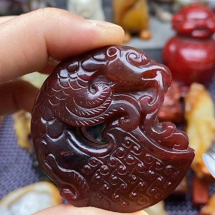 未镶嵌蛇纹石玉颈饰