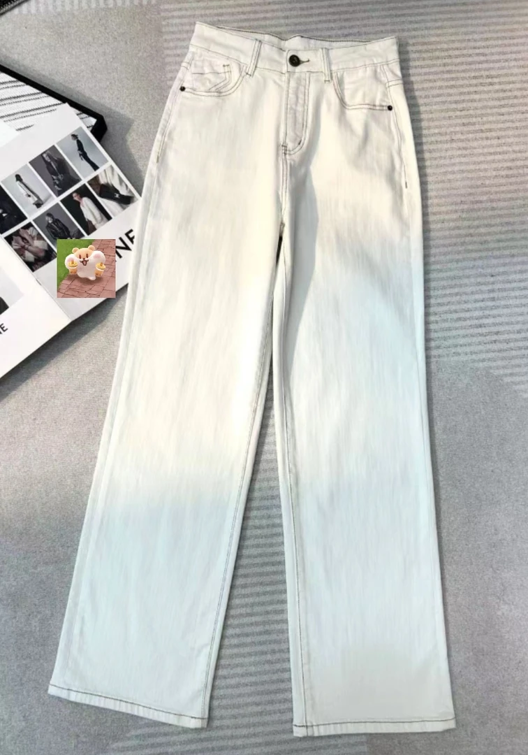 复古简约随性气质时尚感魅力百搭牛仔裤CEA22112