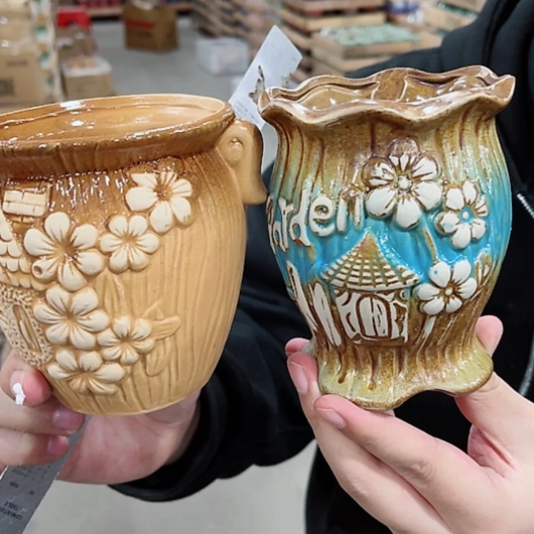 【闪购商品】陶瓷花盆凑单福利满10元发货！