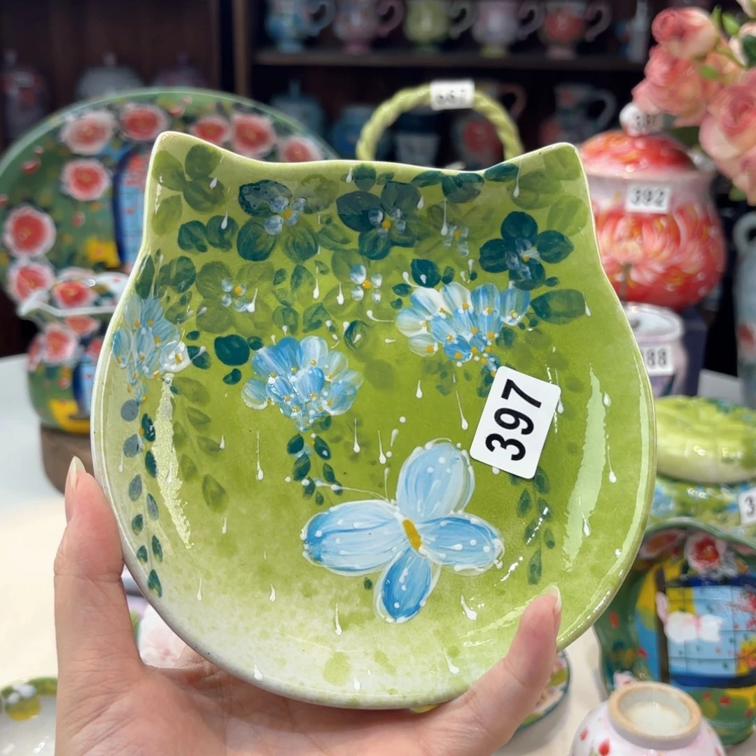 虫*景德镇手绘高温釉下彩陶瓷茶具