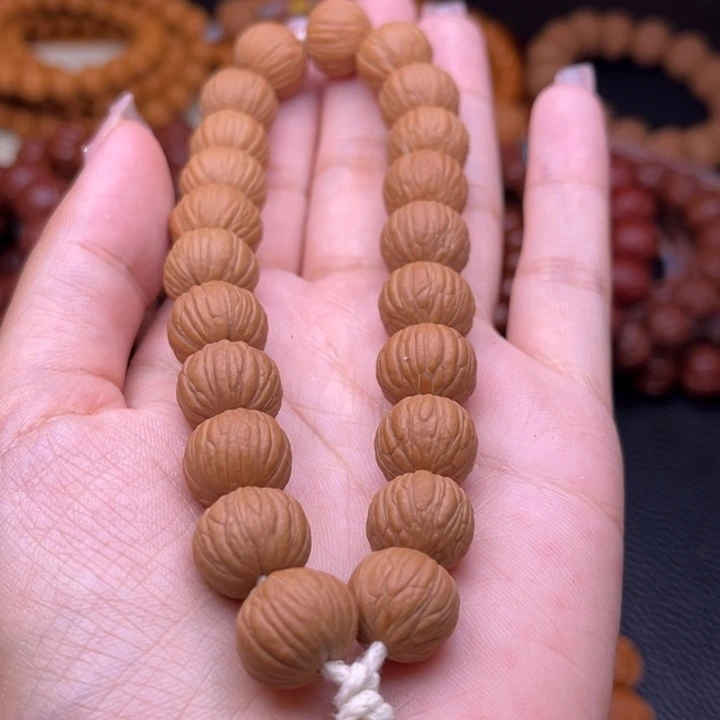 擒***森猴头核桃吊坠土豪13尺寸手持