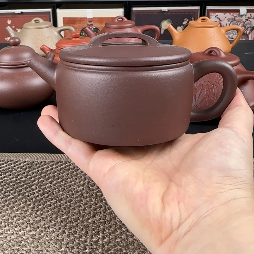 茶壶紫砂微瑕汉瓦