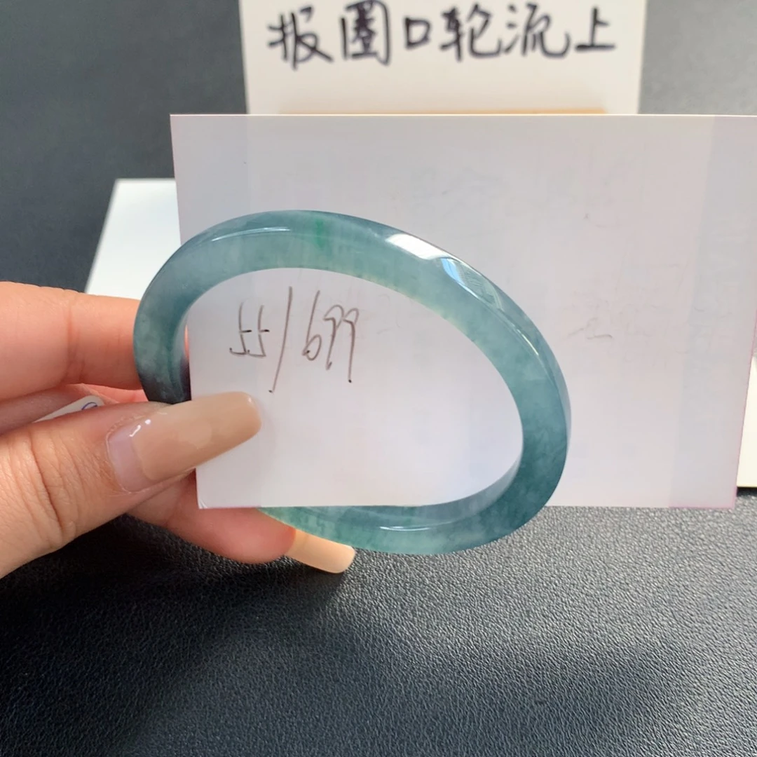 翡翠未镶嵌手镯天然翡翠