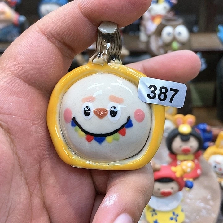 摆件直播间手工陶瓷摆件387