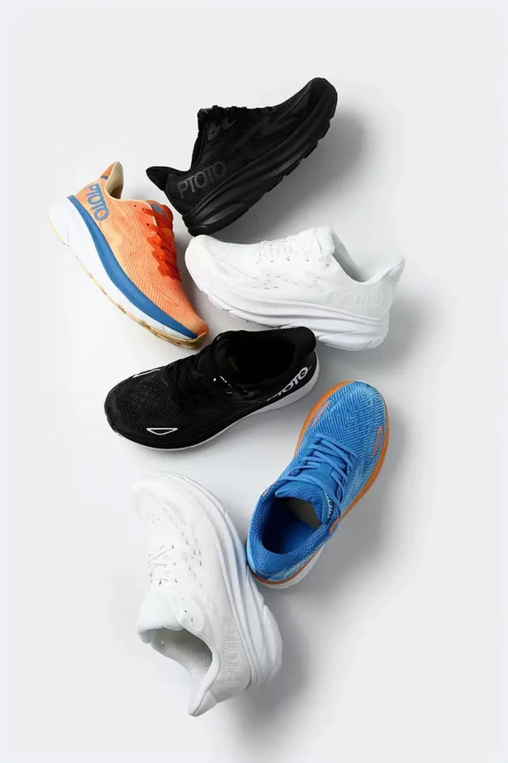 情侣款！飞织MD超轻缓震透气运动跑步鞋9代