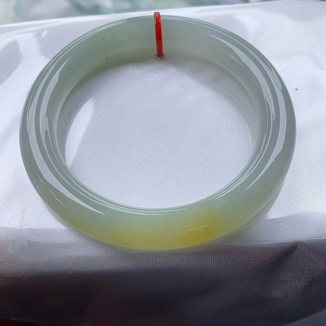 翡翠未镶嵌手镯（圆镯）5455圈