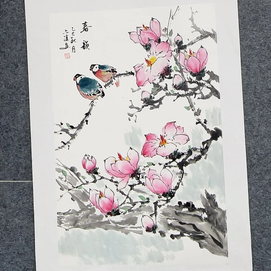国画68*45纯手绘刘亦凌