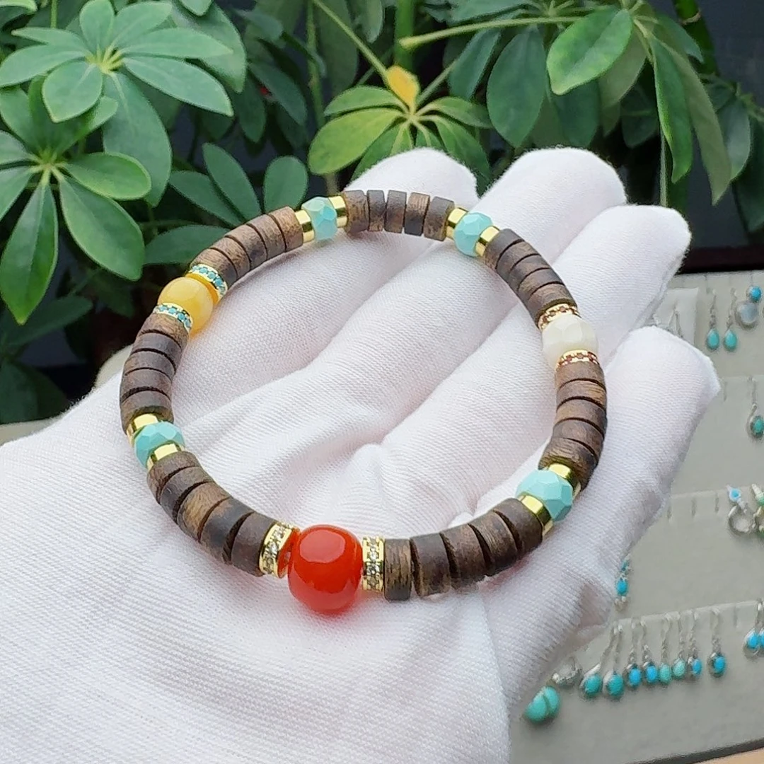 南红玛瑙未镶嵌手链手串